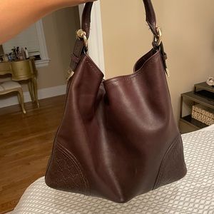 Gucci Signoria leather hobo Bag guccissima trim